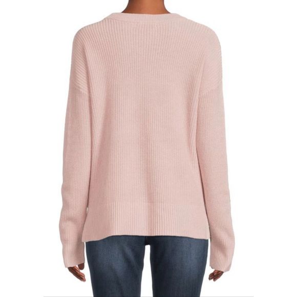 Madewell Ribbed Dropped Shoulder Sweater Wisteria, Sz XS - Picture 2 of 11